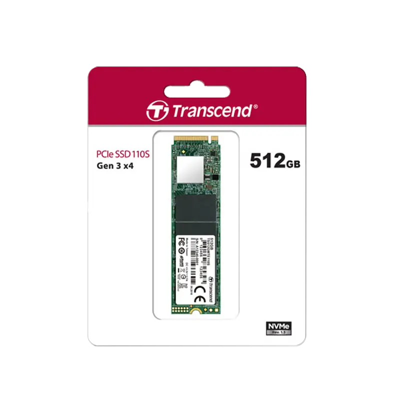 Transcend m.2 NVMe SSD 110S 128GB