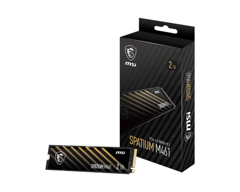 MSI SPATIUM M461 PCIe 4.0 NVMe M.2 2TB