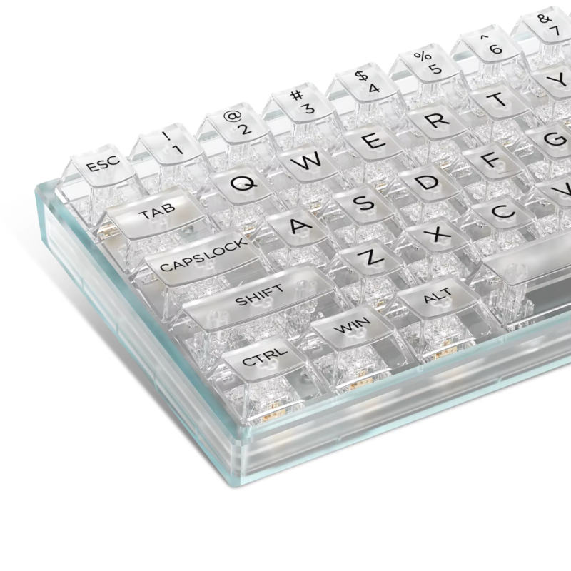 Transparent keycap translucent ice (132 Key)