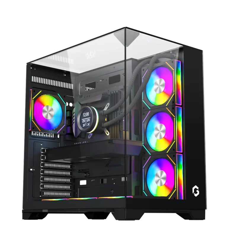 GAMEON Valkyrie I Series Case 7 Fan ARGB - Black