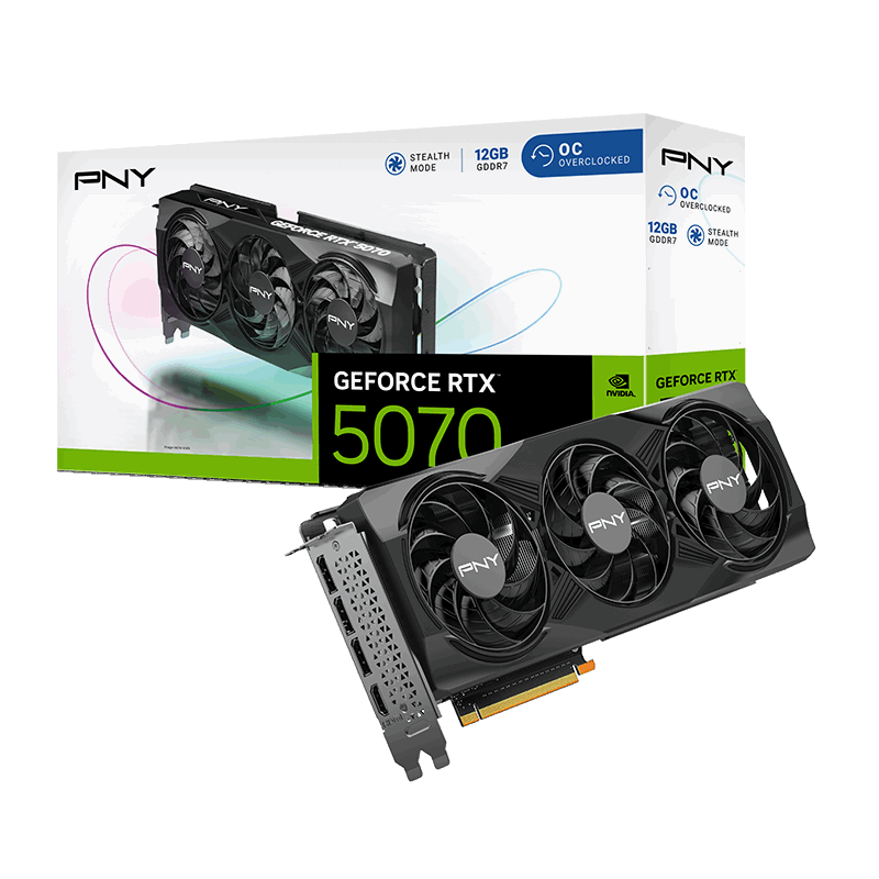PNY GeForce RTX 5070 OC Triple fan