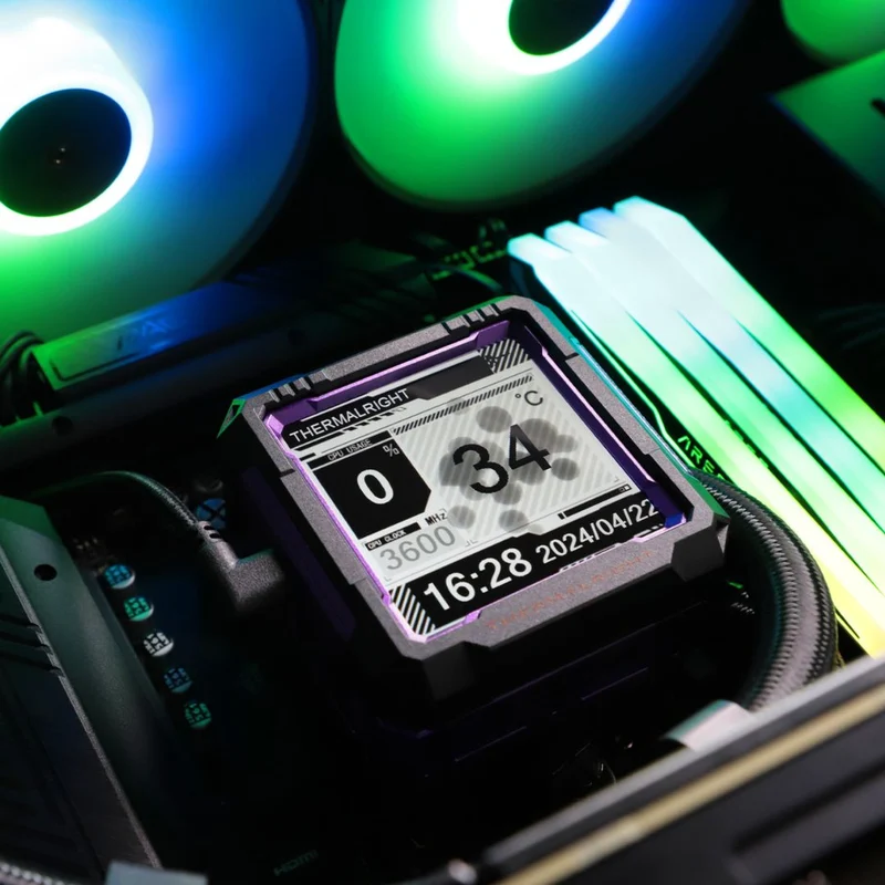 Thermalright Frozen Warframe PRO 360 ARGB ARGB Liquid CPU Cooler - Black - Image 5