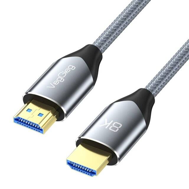 VegGieg V‑H404 HDTV 2.1 Metal Shell 8K (3m) Cable