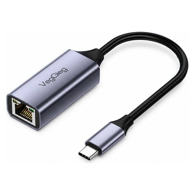VegGieg V-K309 Type-C 2.0 100Mbps LAN Adapter