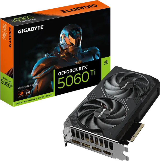 Gigabyte RTX™ 5060 Ti WINDFORCE OC 8G