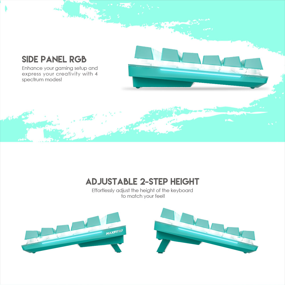 fantech MK856 mint MECHANICAL GAMING KEYBOARD - Image 3