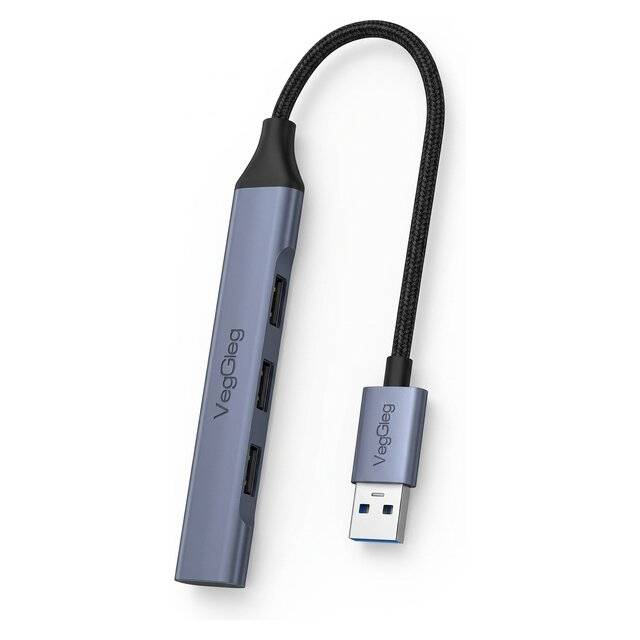 Accessory VegGieg V-K302 4-Port USB Hub (U3×1 + U2×3)