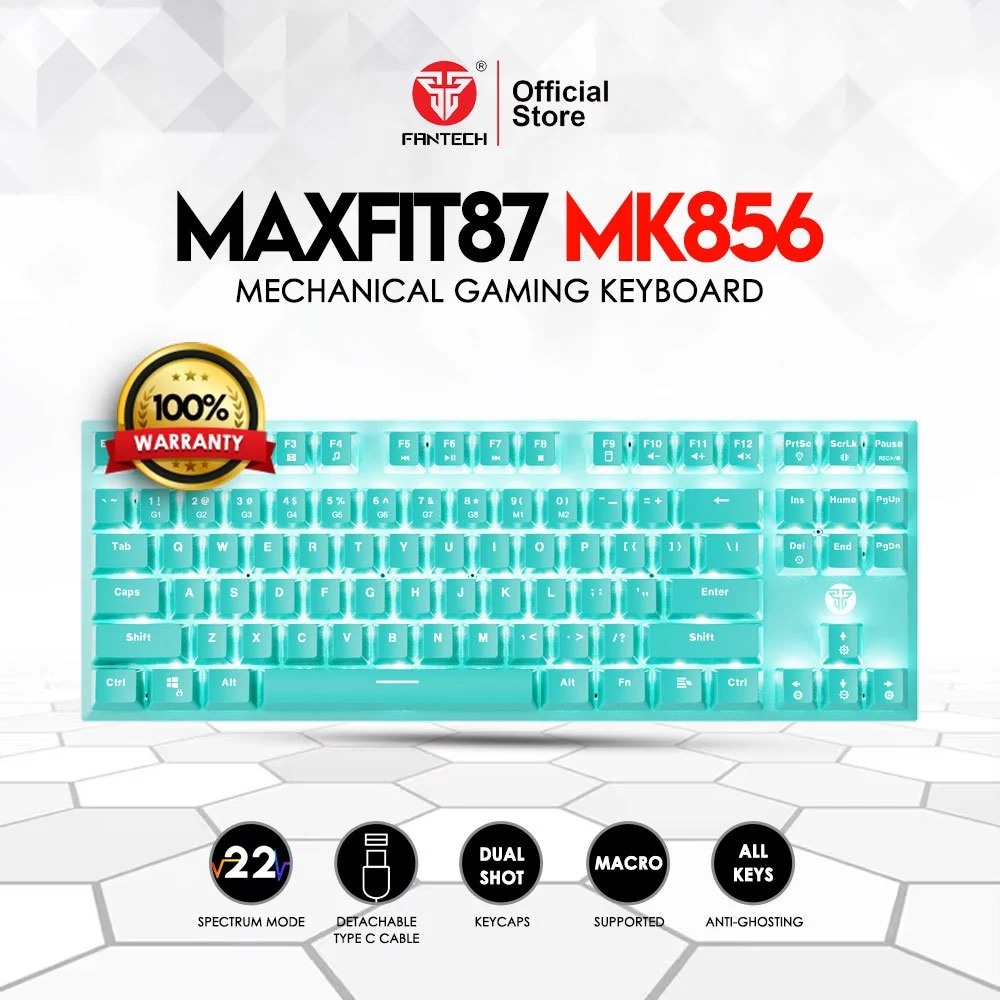 fantech MK856 mint MECHANICAL GAMING KEYBOARD - Image 4