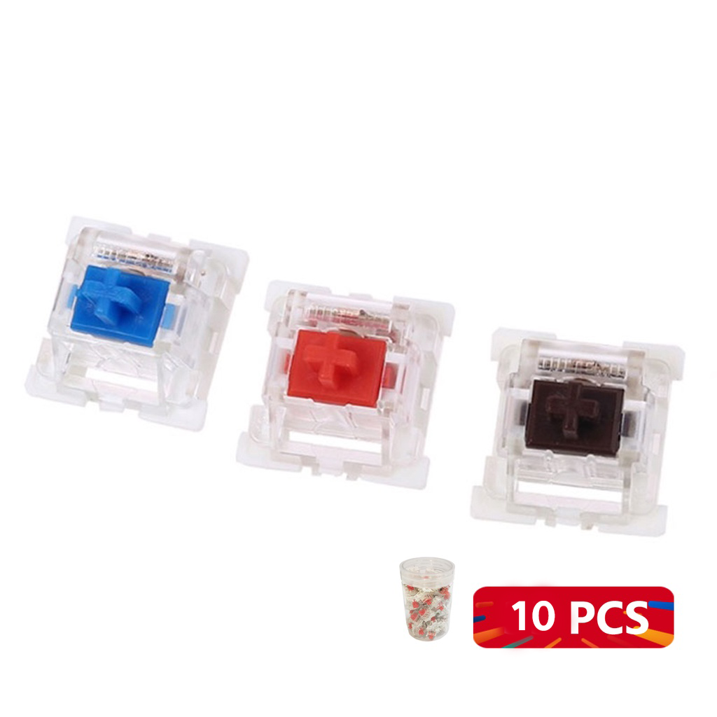 Mechanical Keyboard Switches red brown blue (Set = 10PCS)