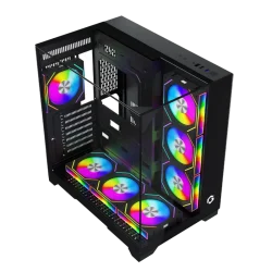 GAMEON Valkyrie I Series Case 7 Fan ARGB - Black - Image 4