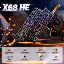 ATTACK SHARK X68 HE Rapid Trigger Keyboard Magnetic Switch - Image 3