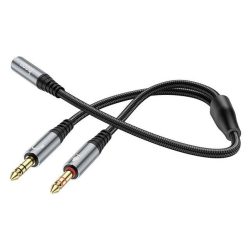 Accessory Hoco UPA21 2-in-1 3.5mm Audio Adapter Cable (Female to 2 Male)