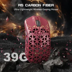 ATTACK SHARK R5 Ultra Carbon Fiber Wireless 8K RED - Image 3