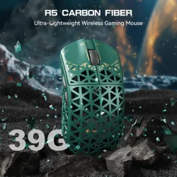 ATTACK SHARK R5 Ultra Carbon Fiber Wireless 8K GREEN - Image 2