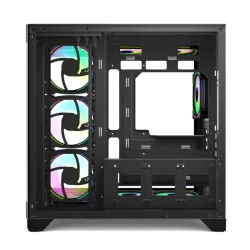 CASE DEMON 392 7Fan ARGB (Blak& White) - Image 3