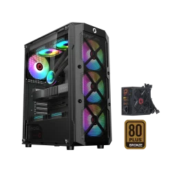 CASE GAMEON TRIDENT III-M with 750W (bronze) Power Supply