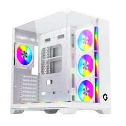 GAMEON Valkyrie I Series Case 7 Fan ARGB - White