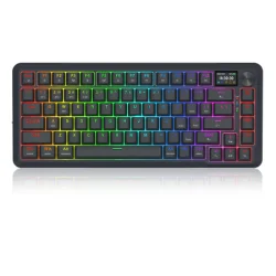 Redragon K708RGB-PRO FLEKACT LCD screen GASKET mounted 3 modes connection mechanical keyboard