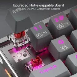 Redragon K641 SHACO 65% Aluminum RGB Mechanical Keyboard - Image 3