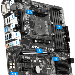 MSI B450M PRO-VDH MAX - Image 2