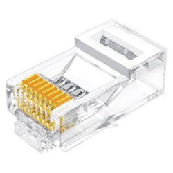 VegGieg V‑E011 CAT6E UTP Pass‑Through Modular Plug