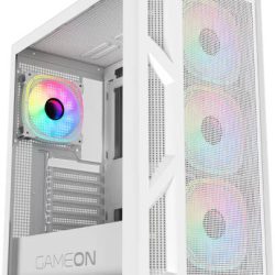 GAMEON Trident IV-A Mid Tower Gaming Case, 4x 120mm Pre-Installed ARGB+ 750W Power Supply