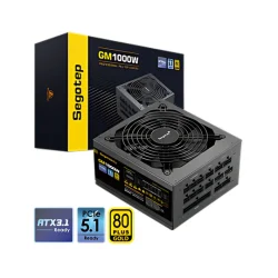 Segotep GM1000W 1000W Gold 80+ Full Modular 80+, PCIe 5.1
