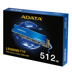 ADATA LEGEND 710 512GB PCIe Gen3x4 NVMe M.2