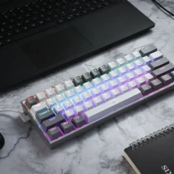 Redragon K617 FIZZ 60% Wired Rainbow Gaming Keyboard