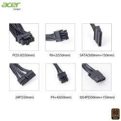 Acer AC-750 Bronze PCIE-5 Full Modular - Image 3